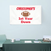 Football 1ste verjaardag banner (Beurs)