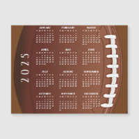 Football 2025 Kalender Magnetische Kaart