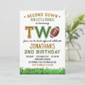 Football 2 Anniversaire Fête Invitation (Debout devant)