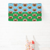 Football 4e jaar na geboorte spandoek (Insitu)