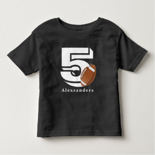 Football 5 Familienaam en leeftijd kinder meisje Kinder Shirts