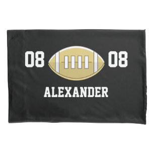 Football Aangepaste monogram Kussensloop
