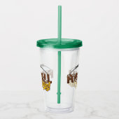 Football Acryl Drinkbeker (Rechts)