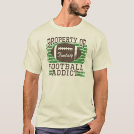 Football Addict van Mudge Studios T-shirt