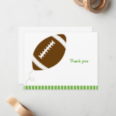 Football All Star Flat Remerciements Cartes de not (Devant/Arrière en situation)