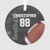 Football américain Personalized Chalkboard (dos)