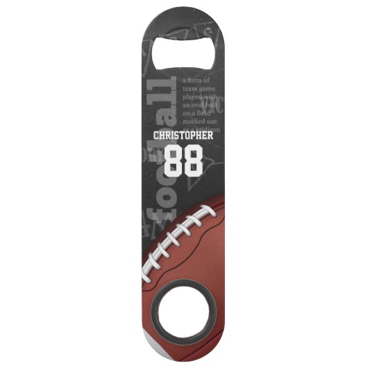 Football américain personnalisé de tableau (Devant)