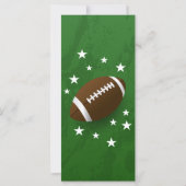 Football Anniversaire Billetterie Invitation Sport (Dos)