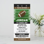 Football Anniversaire Billetterie Invitation Sport (Debout devant)