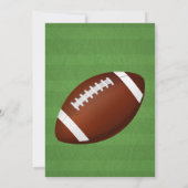 Football Anniversaire Carte de remerciements (Dos)