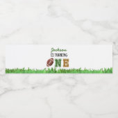 Football Anniversaire Fête Étiquette de bouteille  (Étiquettes simples)