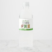 Football Anniversaire Fête Étiquette de bouteille  (Devant)