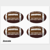 Football Anniversaire Fête Favoriser Sticker (Feuille)
