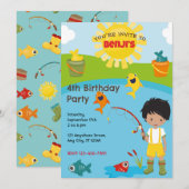 Football Anniversaire Fête Invitation (Devant / Derrière)