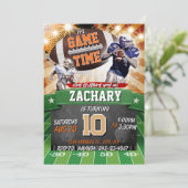 Football Anniversaire Fête Invitation (Debout devant)