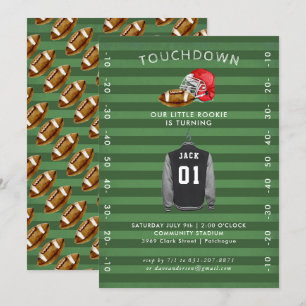 Football Anniversaire Fête Invitation