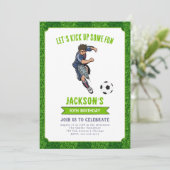 Football Anniversaire Fête Invitation (Debout devant)