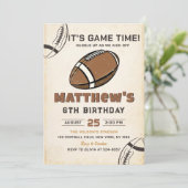 Football Anniversaire Invitation (Debout devant)