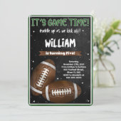 Football Anniversaire Invitation (Debout devant)