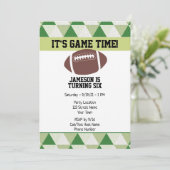 Football Anniversaire Invitation (Debout devant)