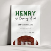 Football Anniversaire Invitation