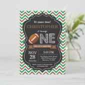 Football Anniversaire Invitation 1er anniversaire  (Debout devant)