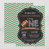 Football Anniversaire Invitation 1er anniversaire  (Devant / Derrière)