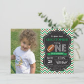 Football Anniversaire Invitation 1er anniversaire (Debout devant)