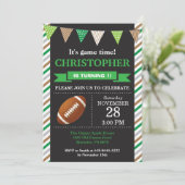 Football Anniversaire Invitation 1er anniversaire  (Debout devant)