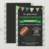 Football Anniversaire Invitation 1er anniversaire  (Devant / Derrière)