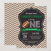 Football Anniversaire Invitation 1er anniversaire  (Devant / Derrière)