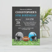 Football Anniversaire Invitation Anniversaire Part (Debout devant)