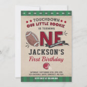 Football Anniversaire Invitation Football 1er Anni (Devant)