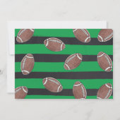 Football Anniversaire Invitation Football 1er Anni (Dos)