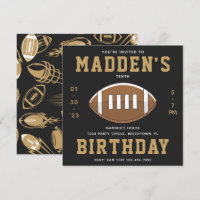 Football Anniversaire Invitation | Football Party