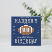 Football Anniversaire Invitation | Football Party (Debout devant)