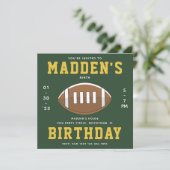 Football Anniversaire Invitation | Football Party (Debout devant)