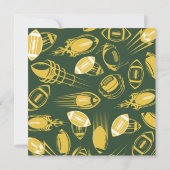 Football Anniversaire Invitation | Football Party (Dos)