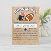 Football Anniversaire Invitations Pour Les Garçons (Debout devant)