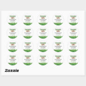 Football Anniversaire Party Classic Round Sticker (Feuille)