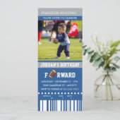 Football Anniversaire | Photo Invitation d'anniver (Debout devant)