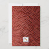 Football Argent Bar Mitzvah Invitation (Dos)
