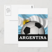 Football Argentinië Briefkaart (Voorkant / Achterkant)