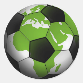 Football around the World Ronde Sticker