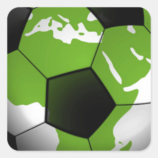 Football around the World Vierkante Sticker