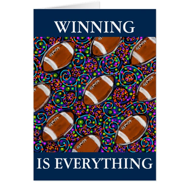 Football Art Blue (Voorkant)