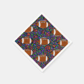 Football Art Blue Servetten (Hoek)