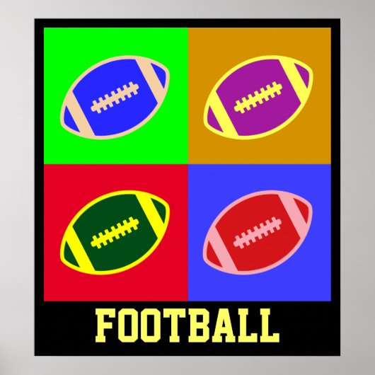 Football Art. Poster (Voorkant)