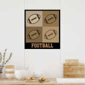 Football Art. Poster (Keuken)