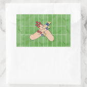 Football ASL Art Sticker (Tas)